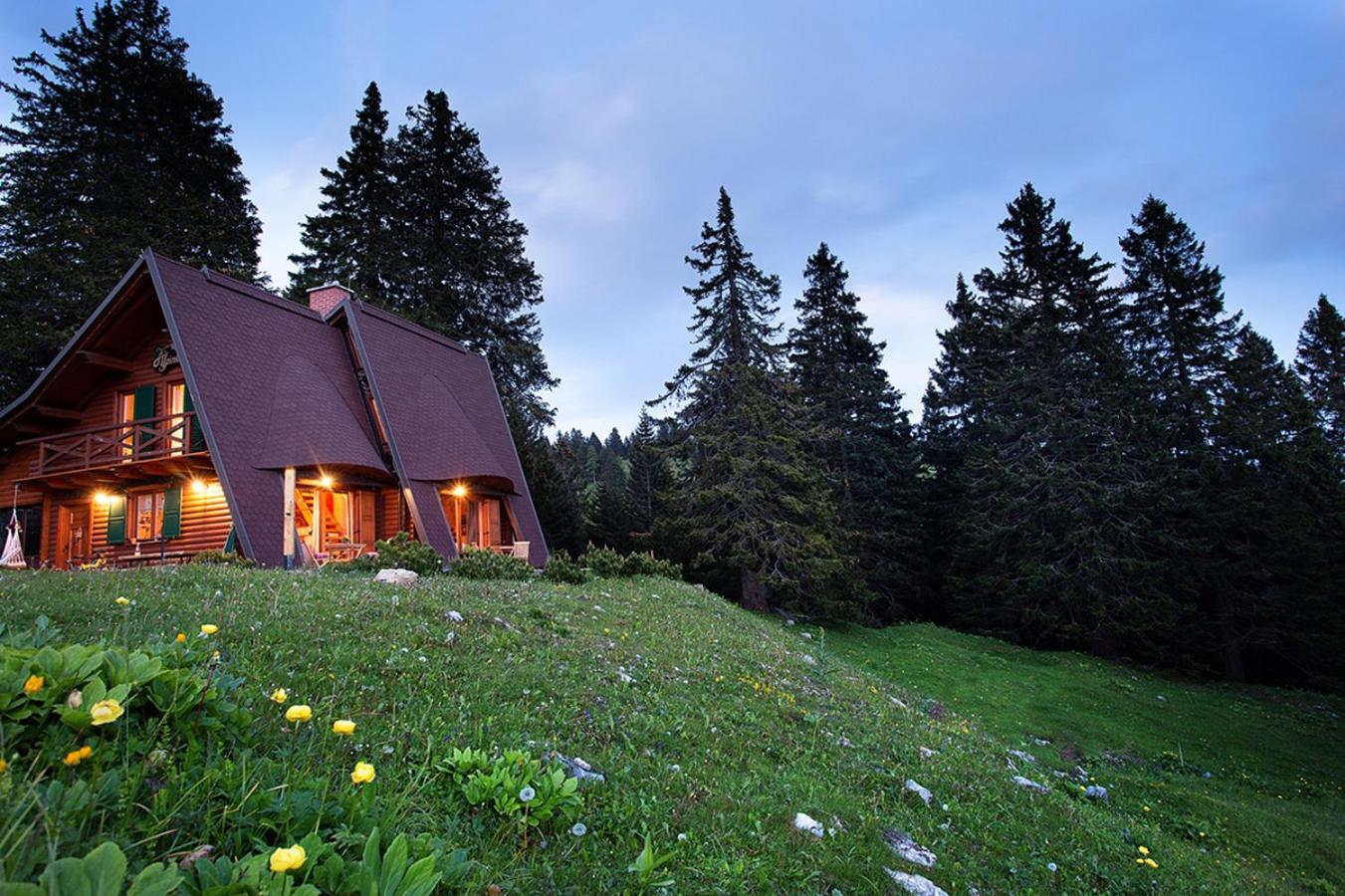 Chalet Alpinka Villa Cerklje na Gorenjskem Kültér fotó